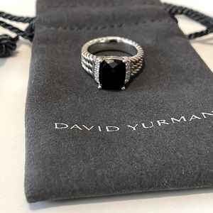 Brand New David Yurman Wheaton Petite Ring with Diamonds size 5